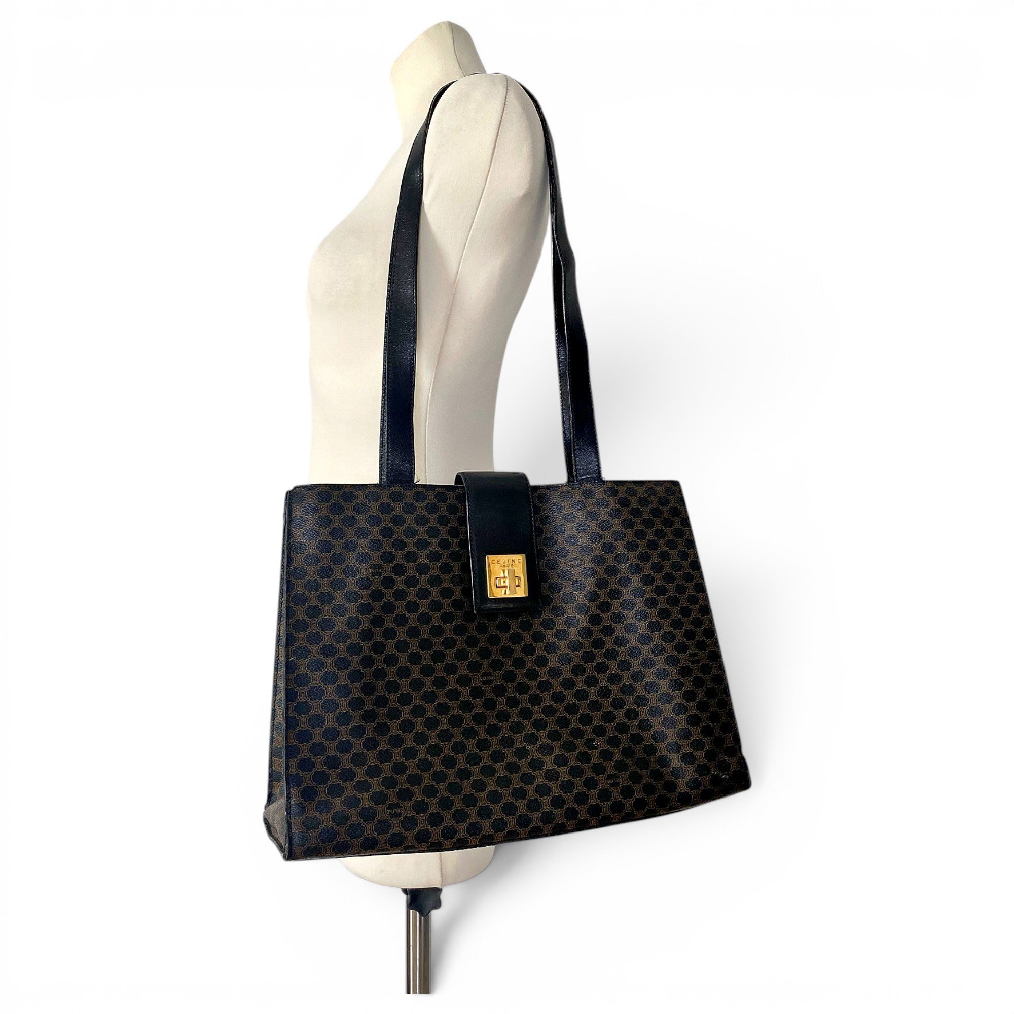 Leather tote