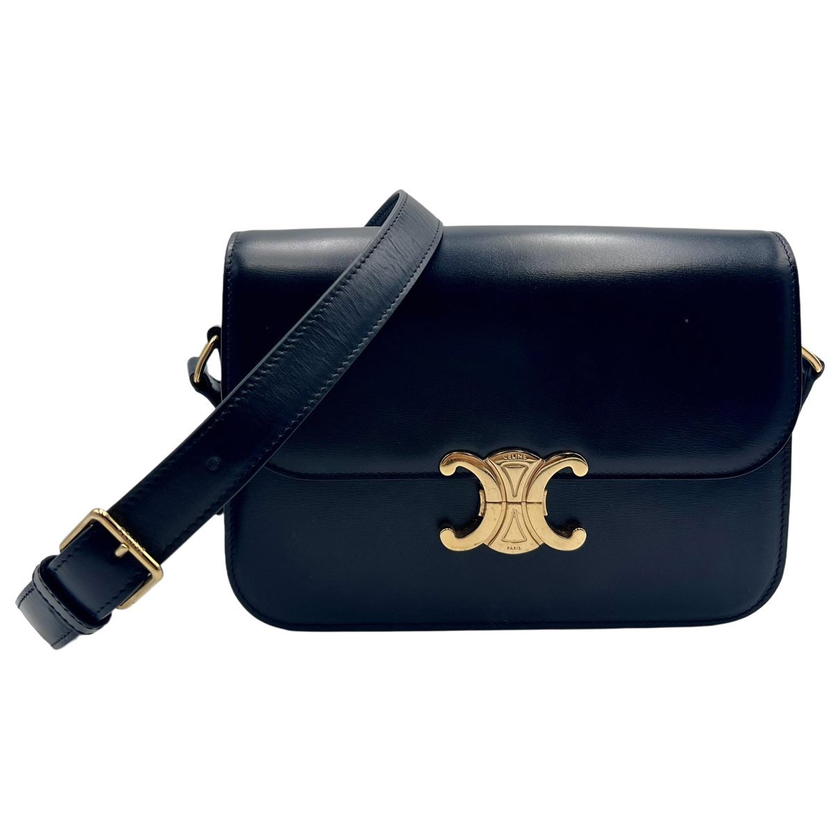Triomphe leather handbag
