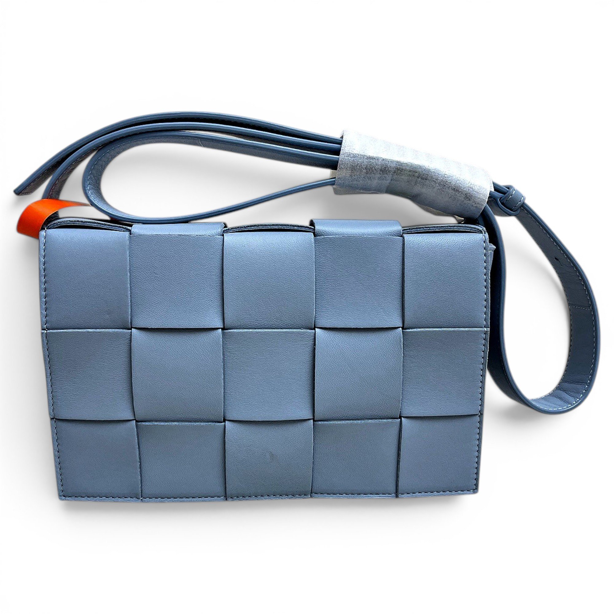 Cassette leather handbag
