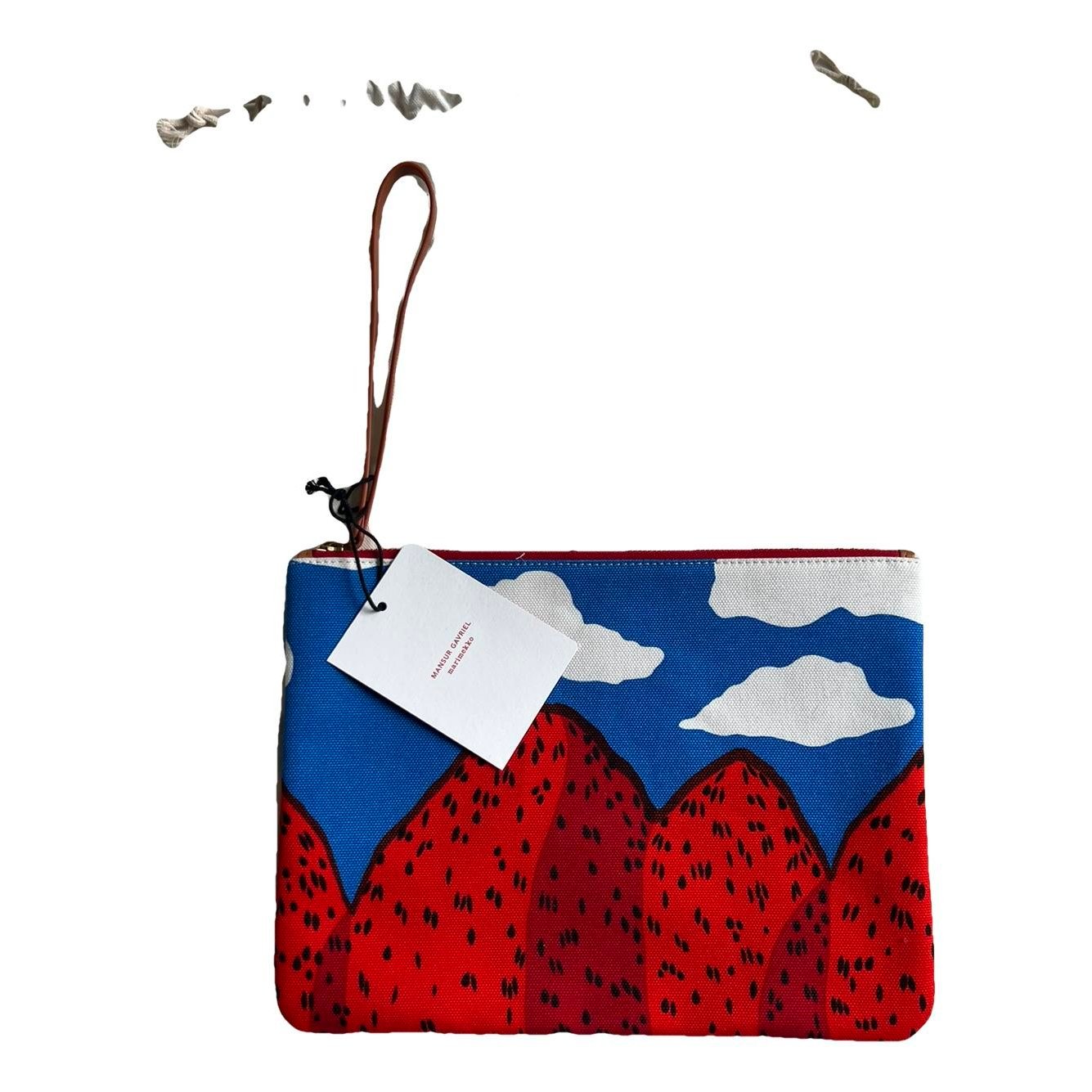 Mansur Gavriel Cloth clutch bag