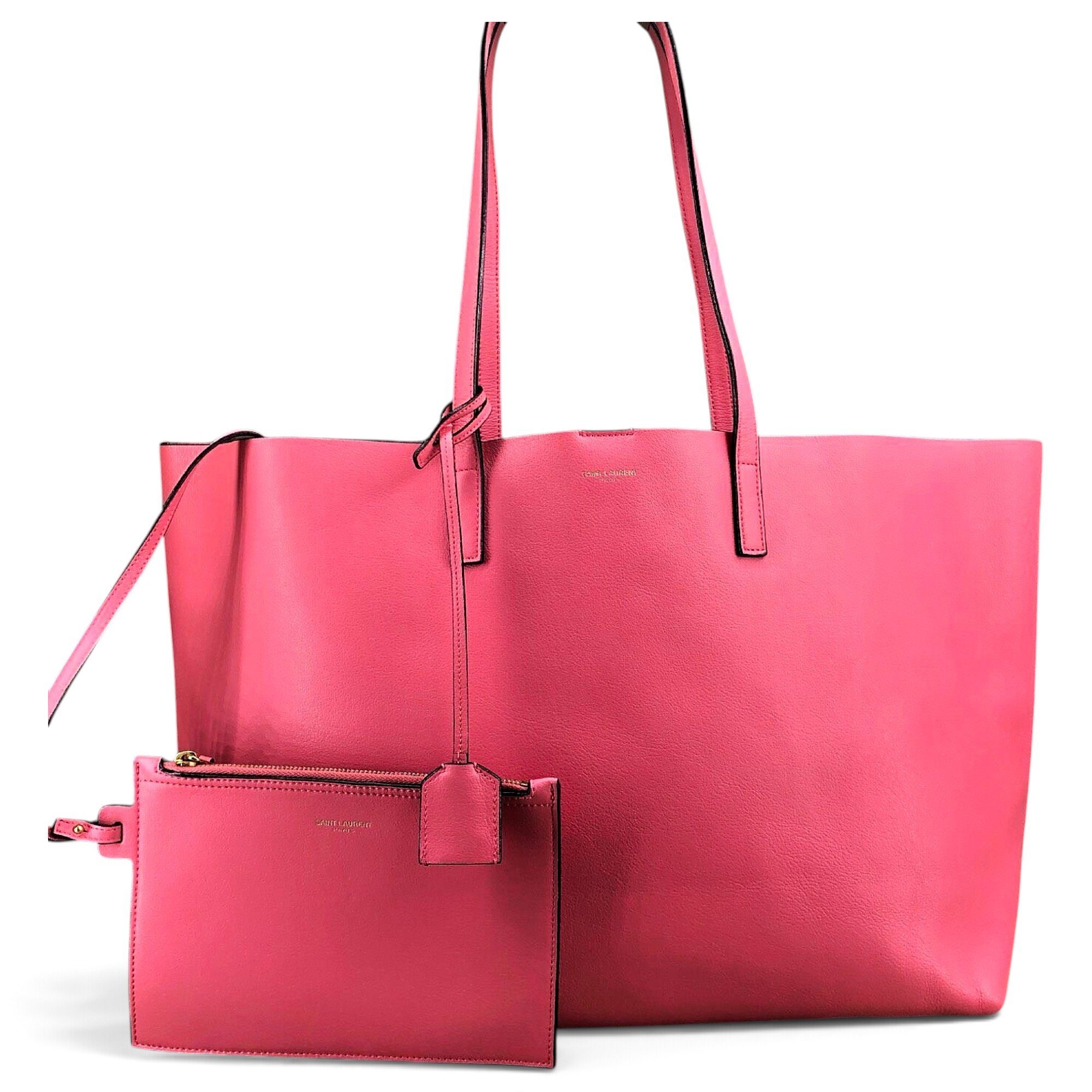 Shopping leather tote