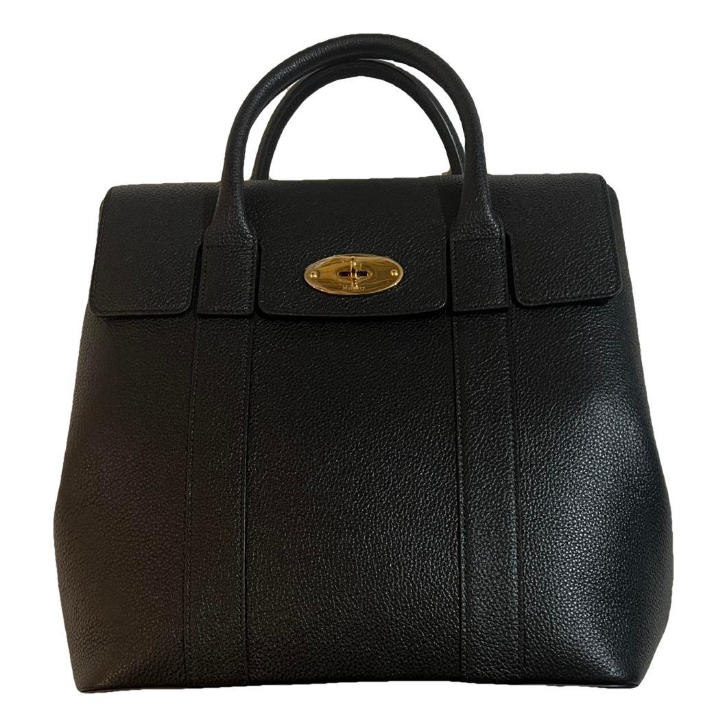 Leather backpack