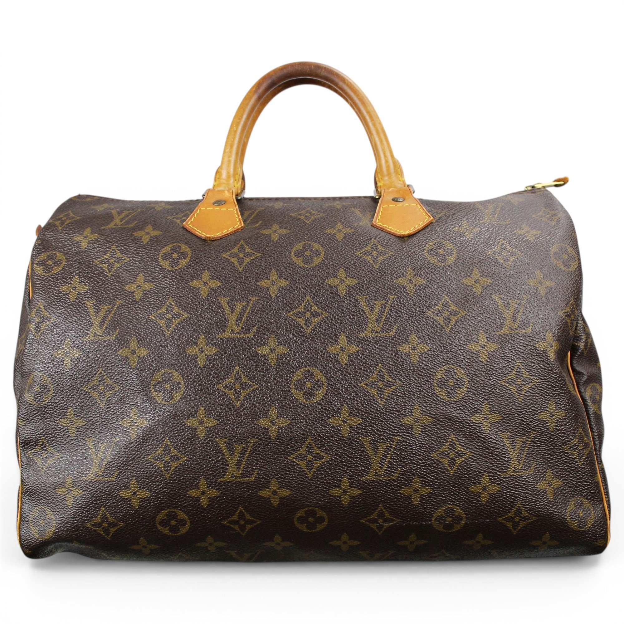 Speedy leather handbag
