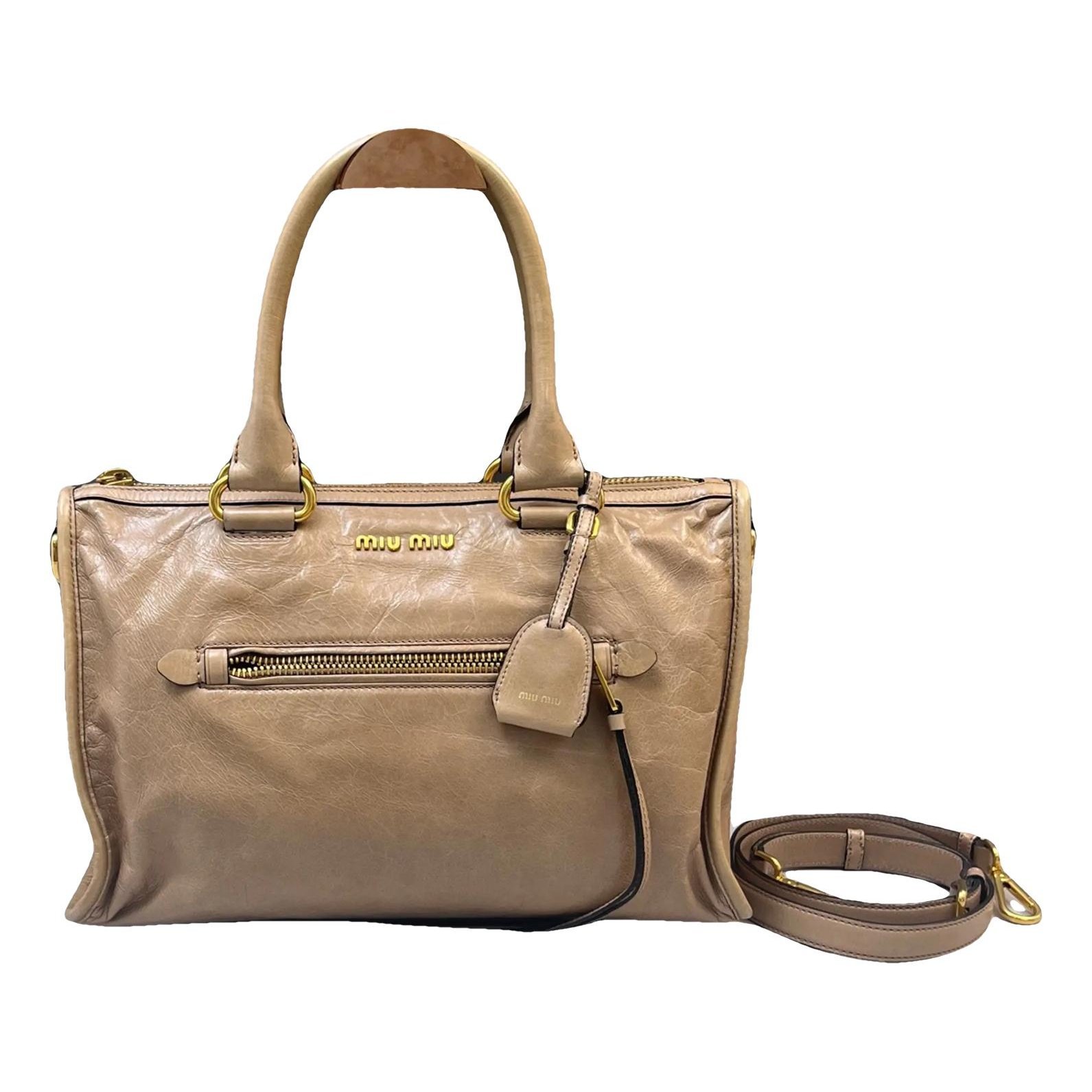 Leather crossbody bag