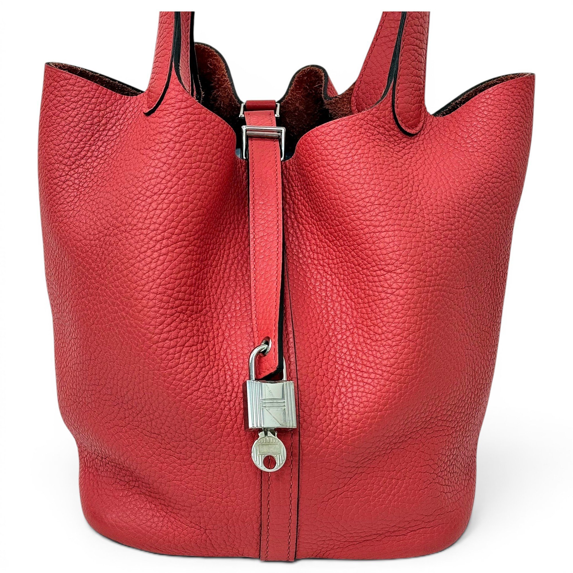 Picotin leather handbag