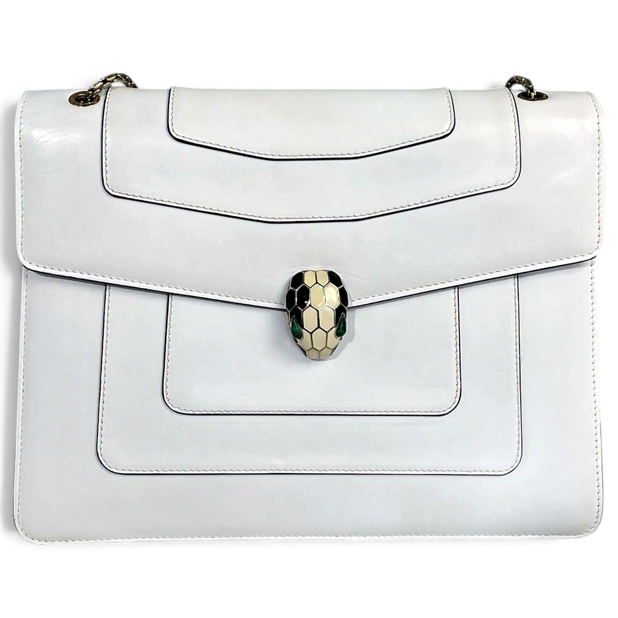 Serpenti leather crossbody bag