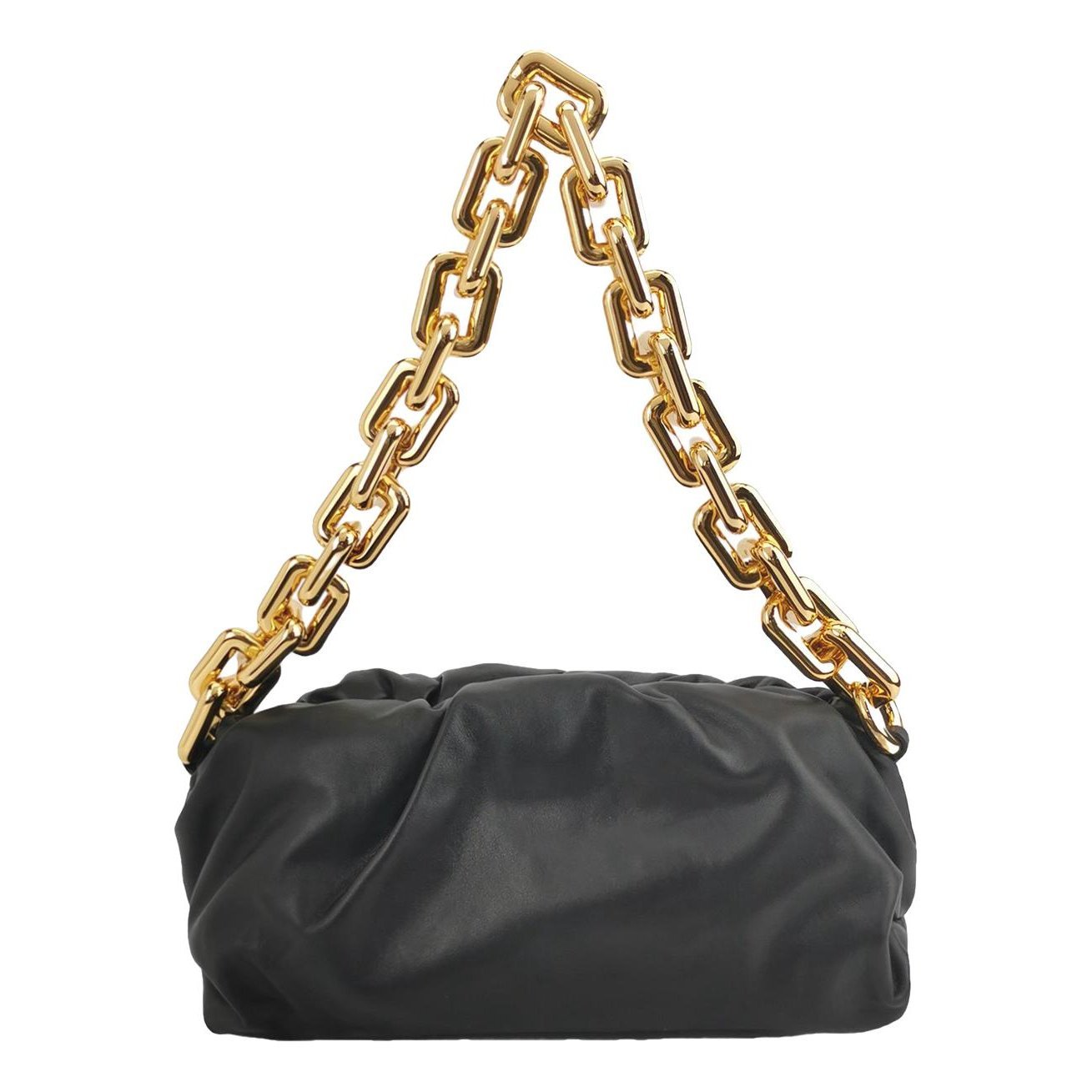 Pouch leather handbag