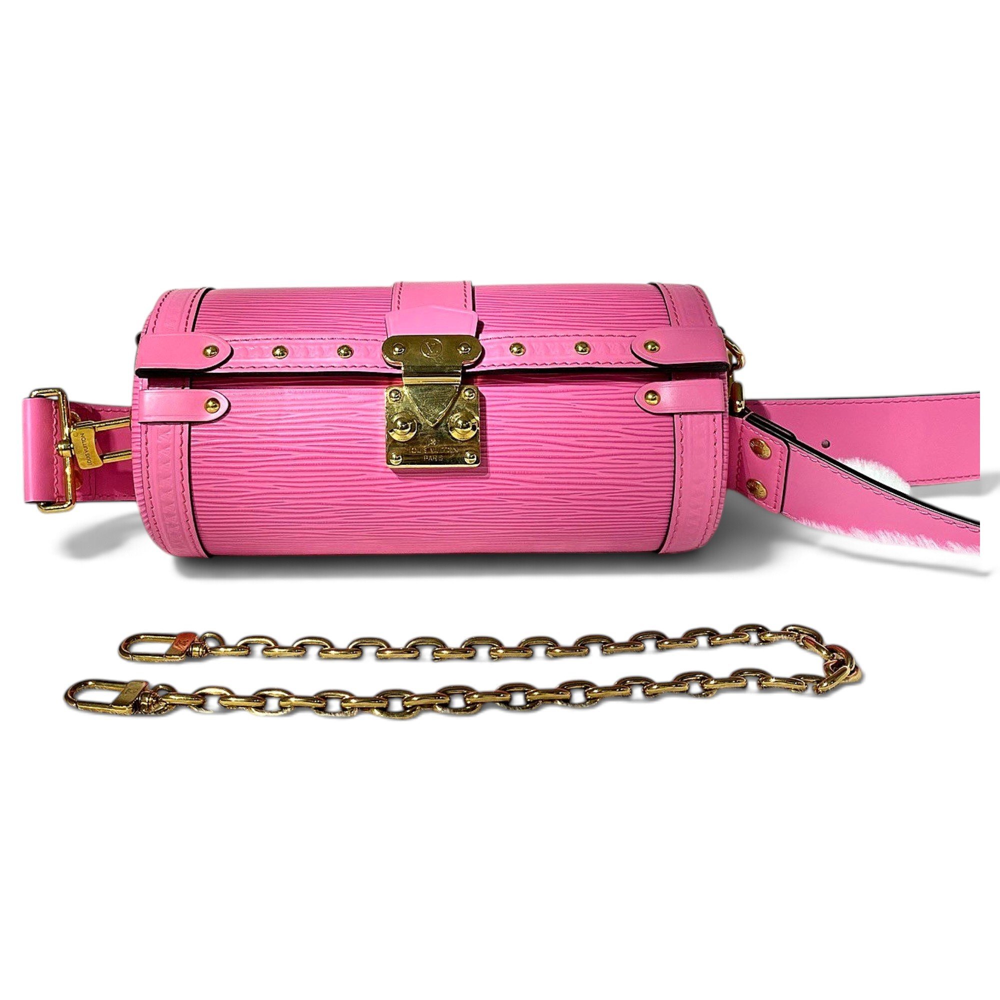 Papillon Trunk leather handbag