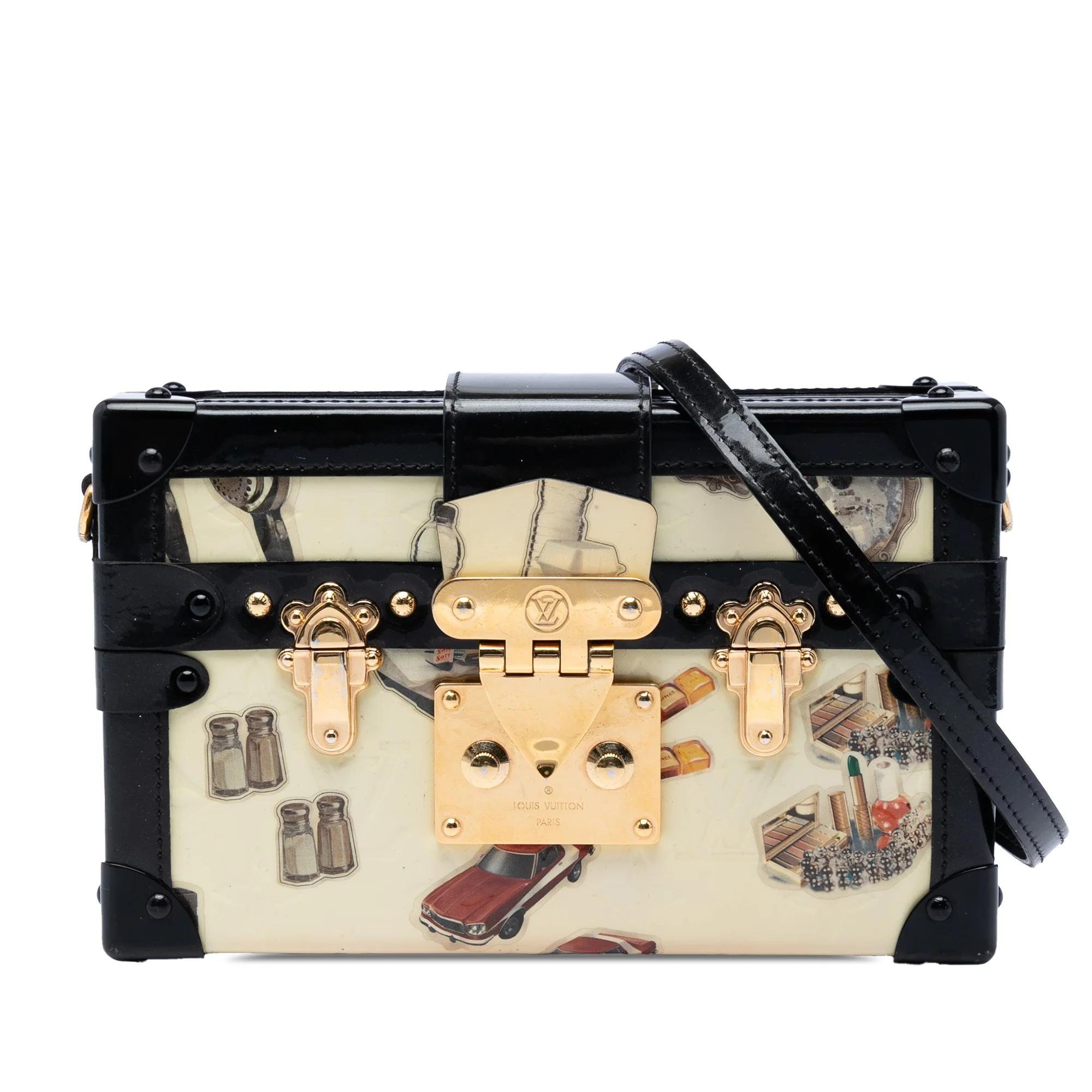 Petite Malle leather handbag