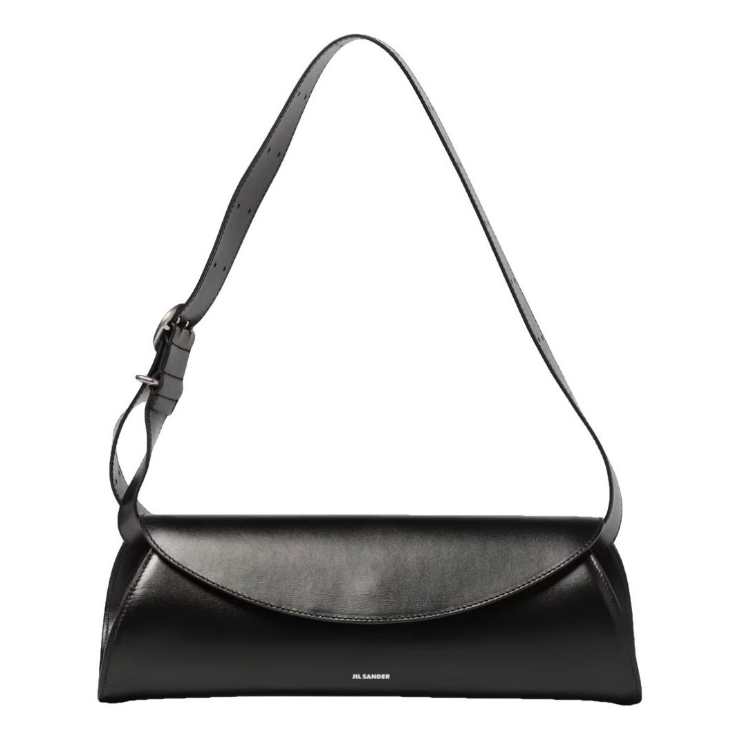 Leather clutch bag