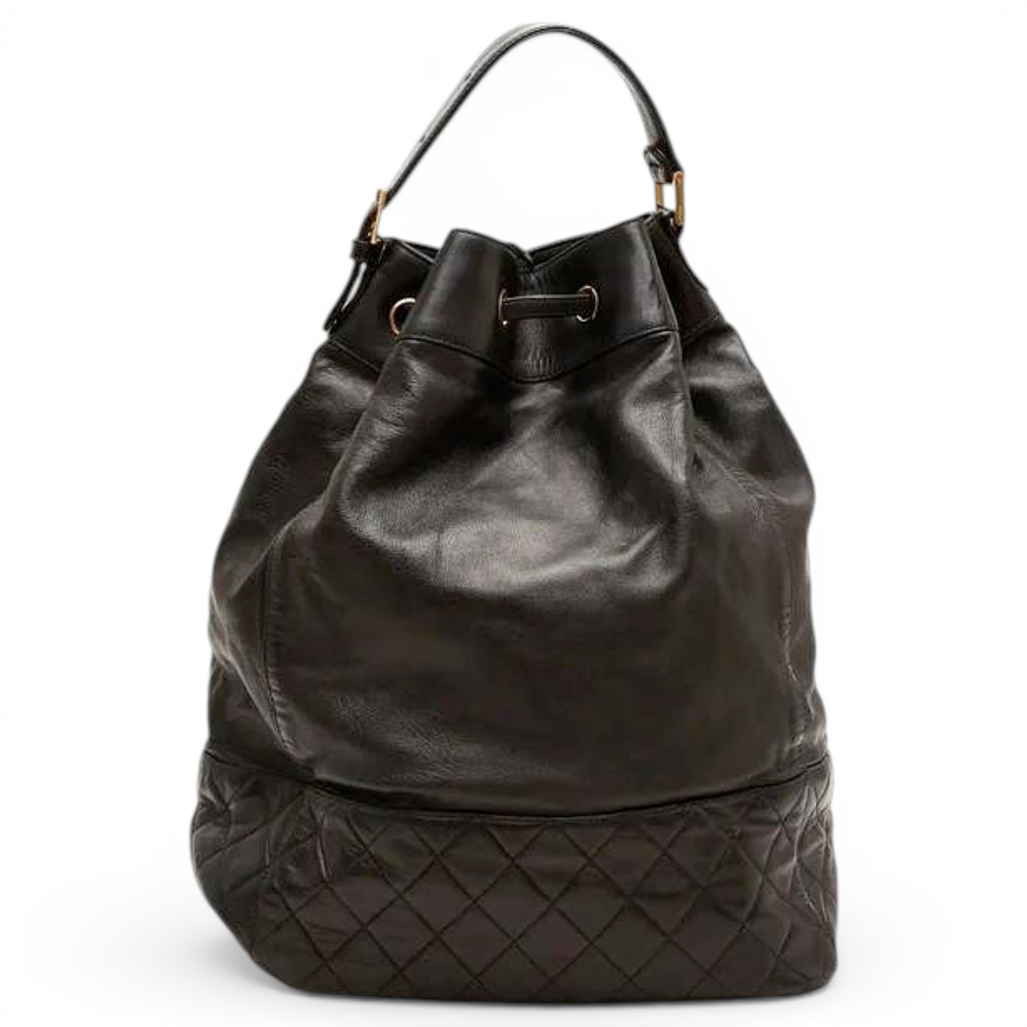 Leather backpack
