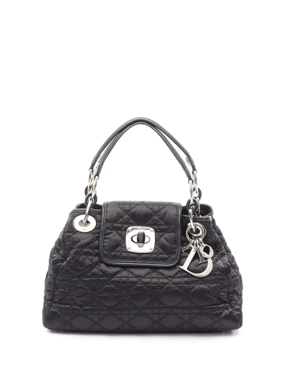 2000-2015 Medium Satin Cannage Charming Lock tote bag