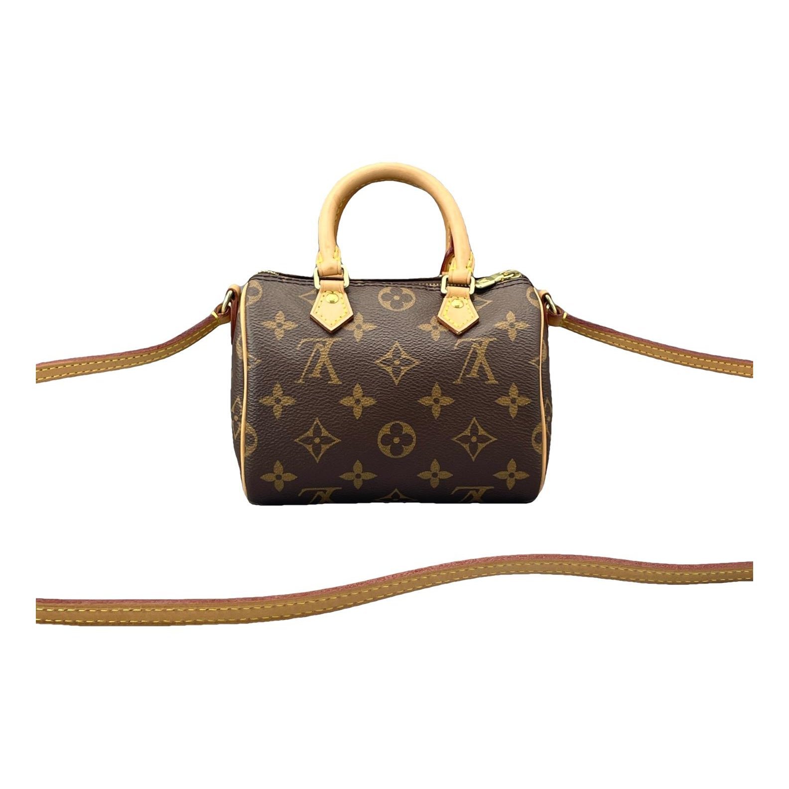 Nano Speedy / Mini HL leather handbag