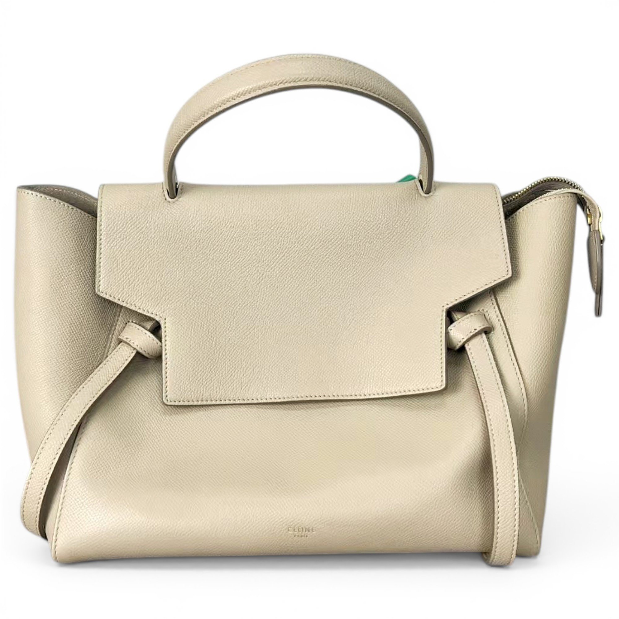 Belt leather handbag