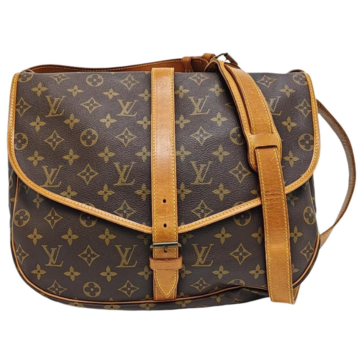 Saumur leather crossbody bag