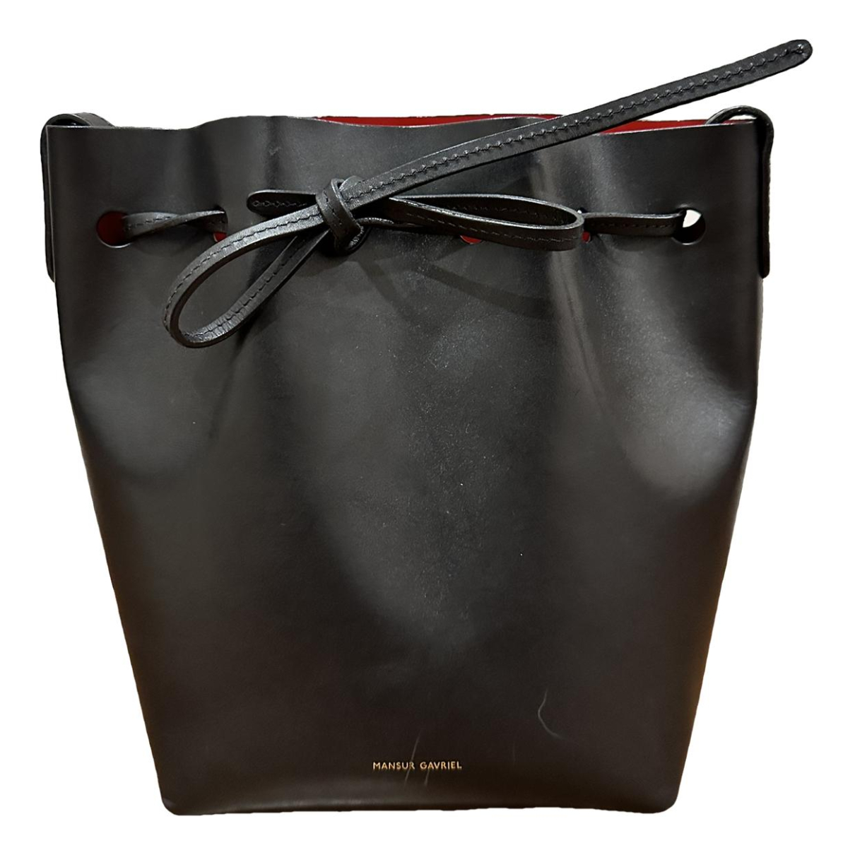 Mansur Gavriel Bucket leather crossbody bag