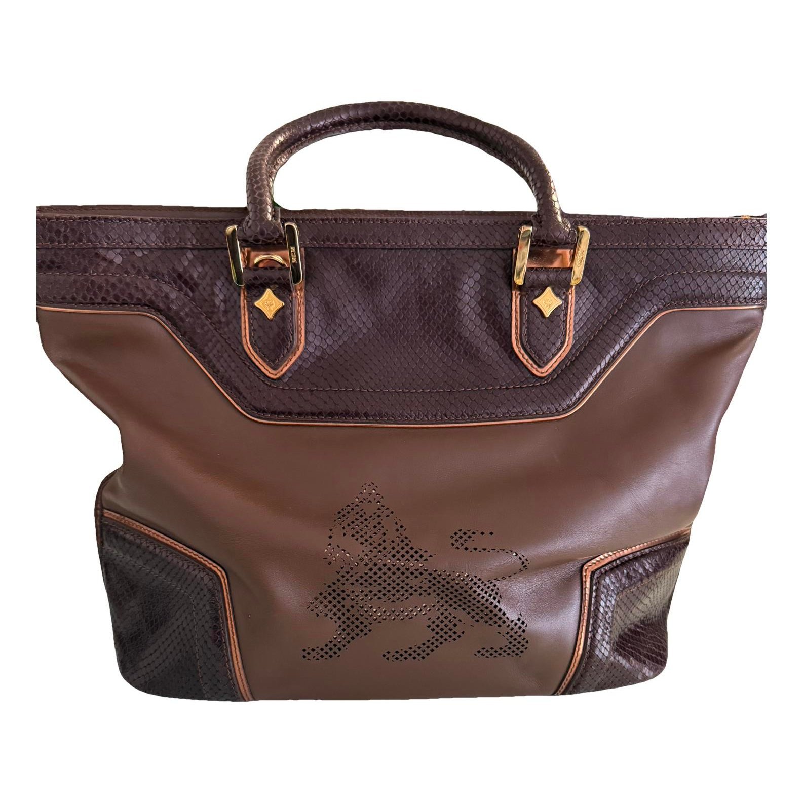 Leather handbag