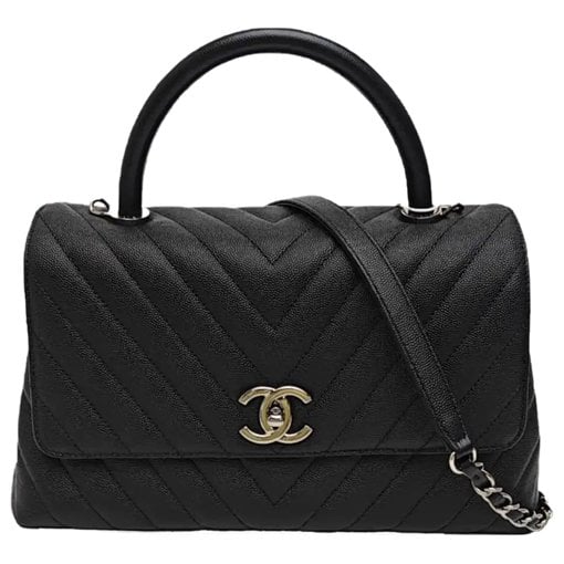 Coco Handle leather handbag