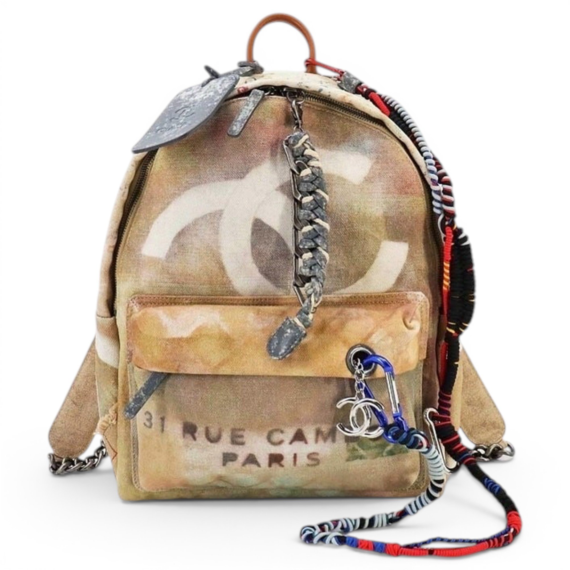 Graffiti cloth backpack