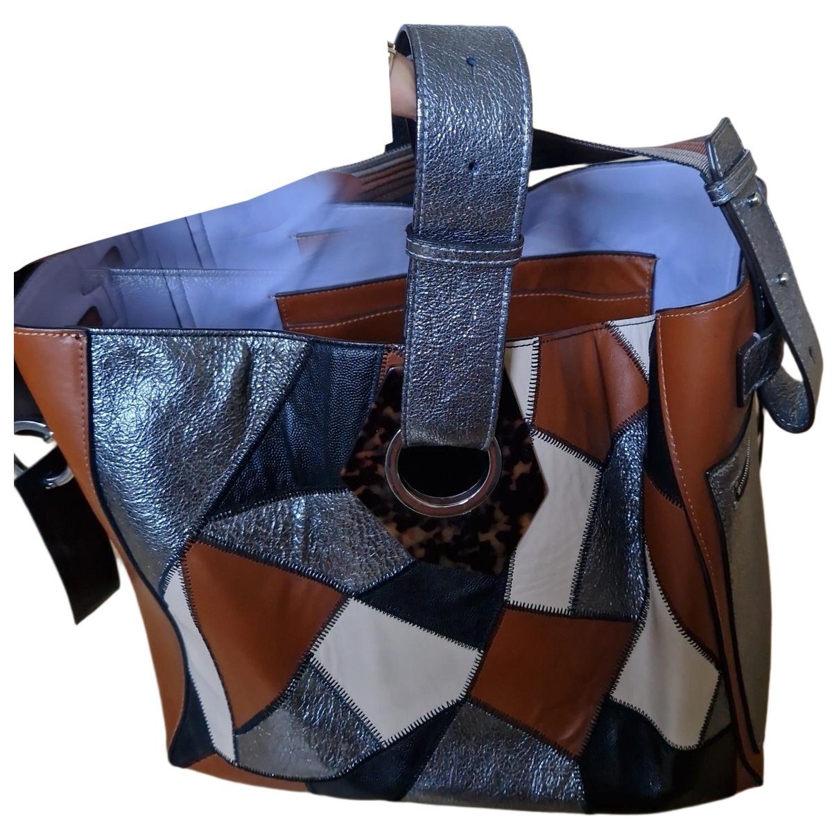 Leather tote