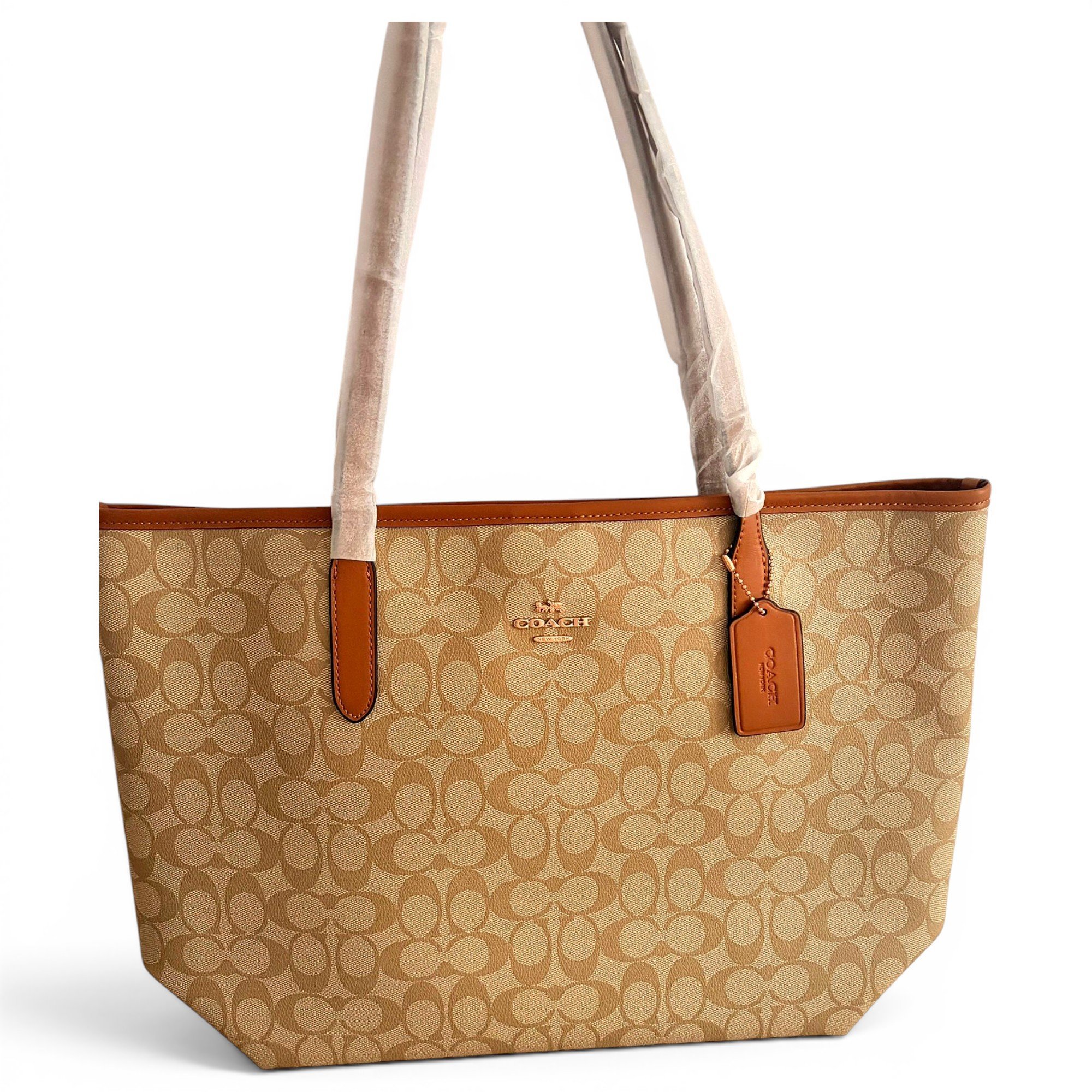 CITY ZIP TOTE leather handbag