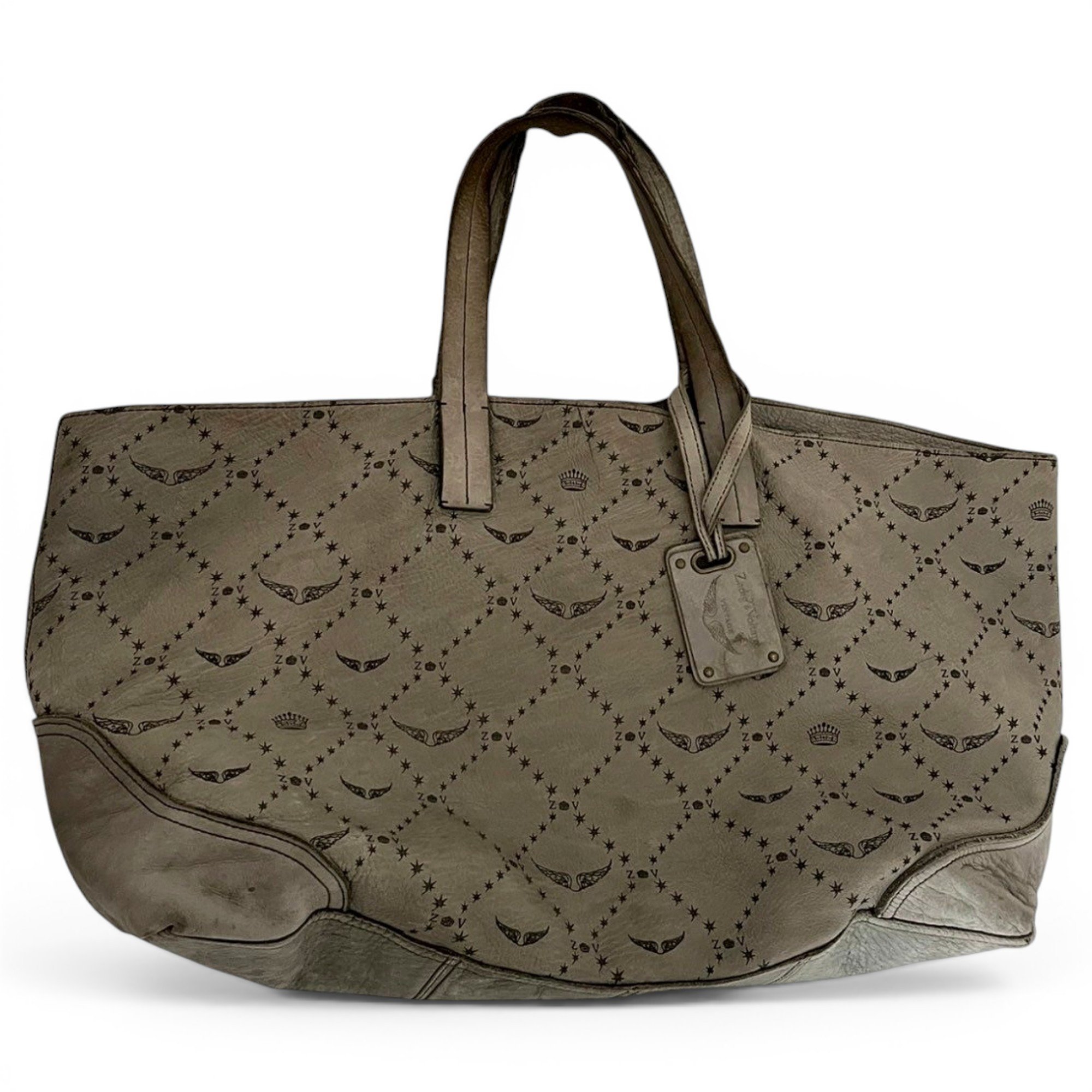 Rock leather crossbody bag