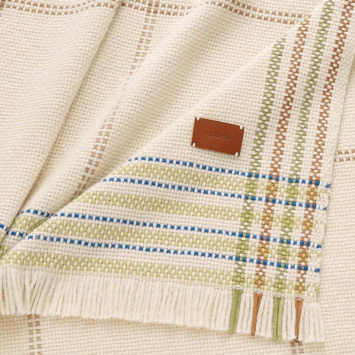 Calcaire H Navette Blanket