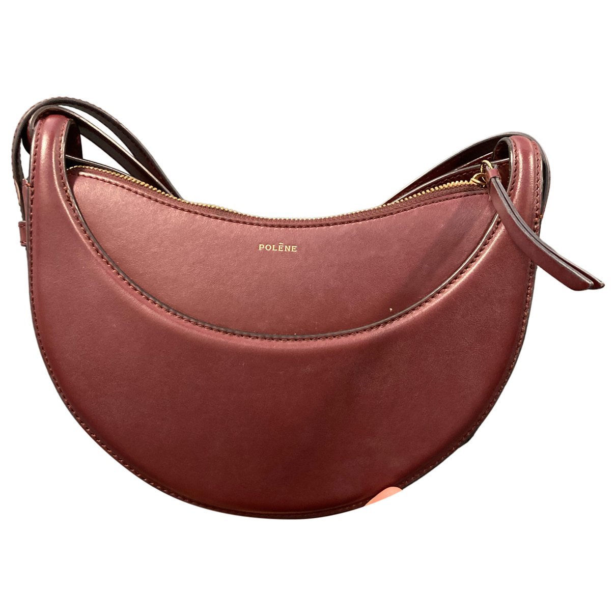 Polene Numéro Dix leather crossbody bag
