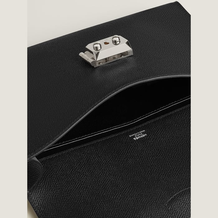 Noir Sac a Depeches 24 Pouch