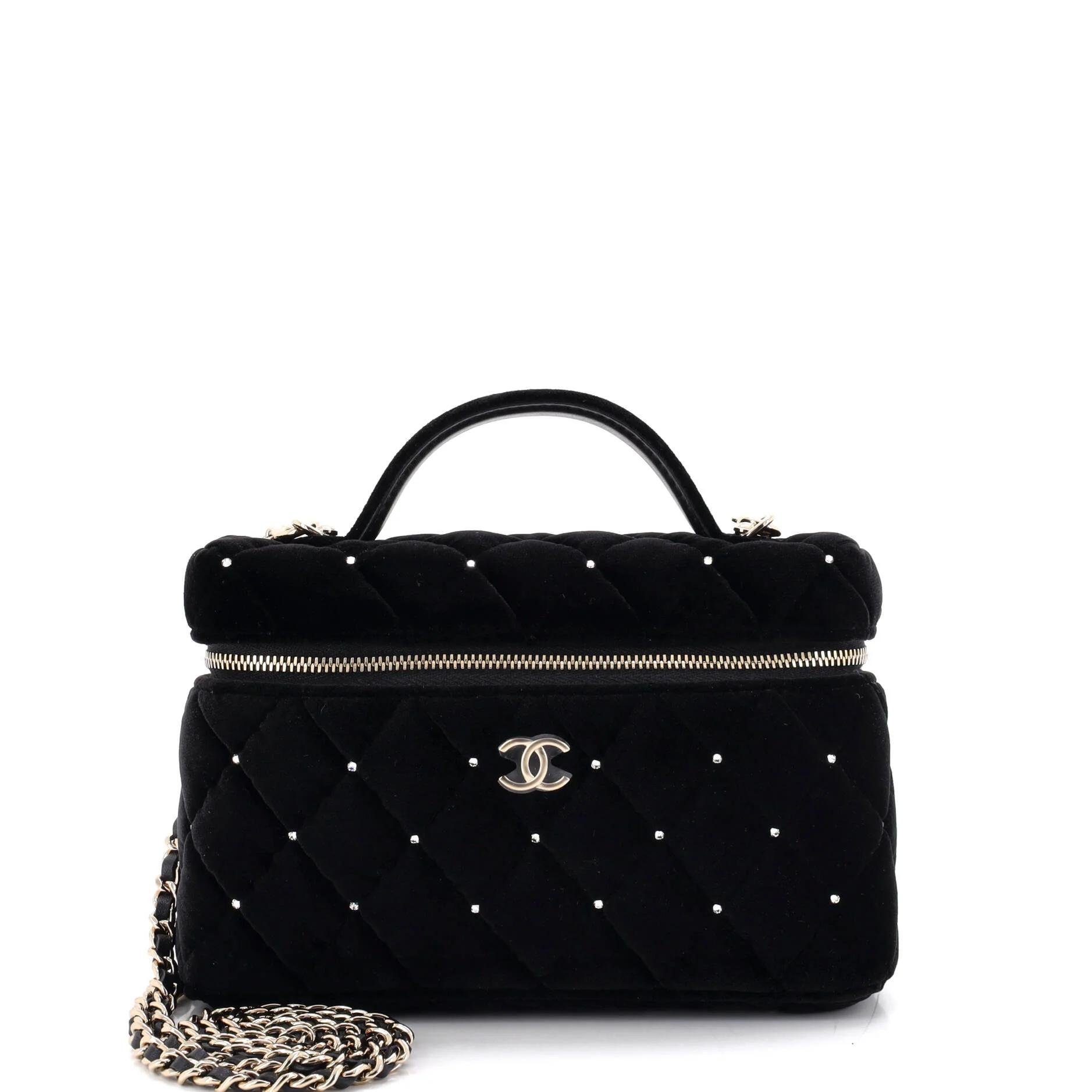 Velvet handbag