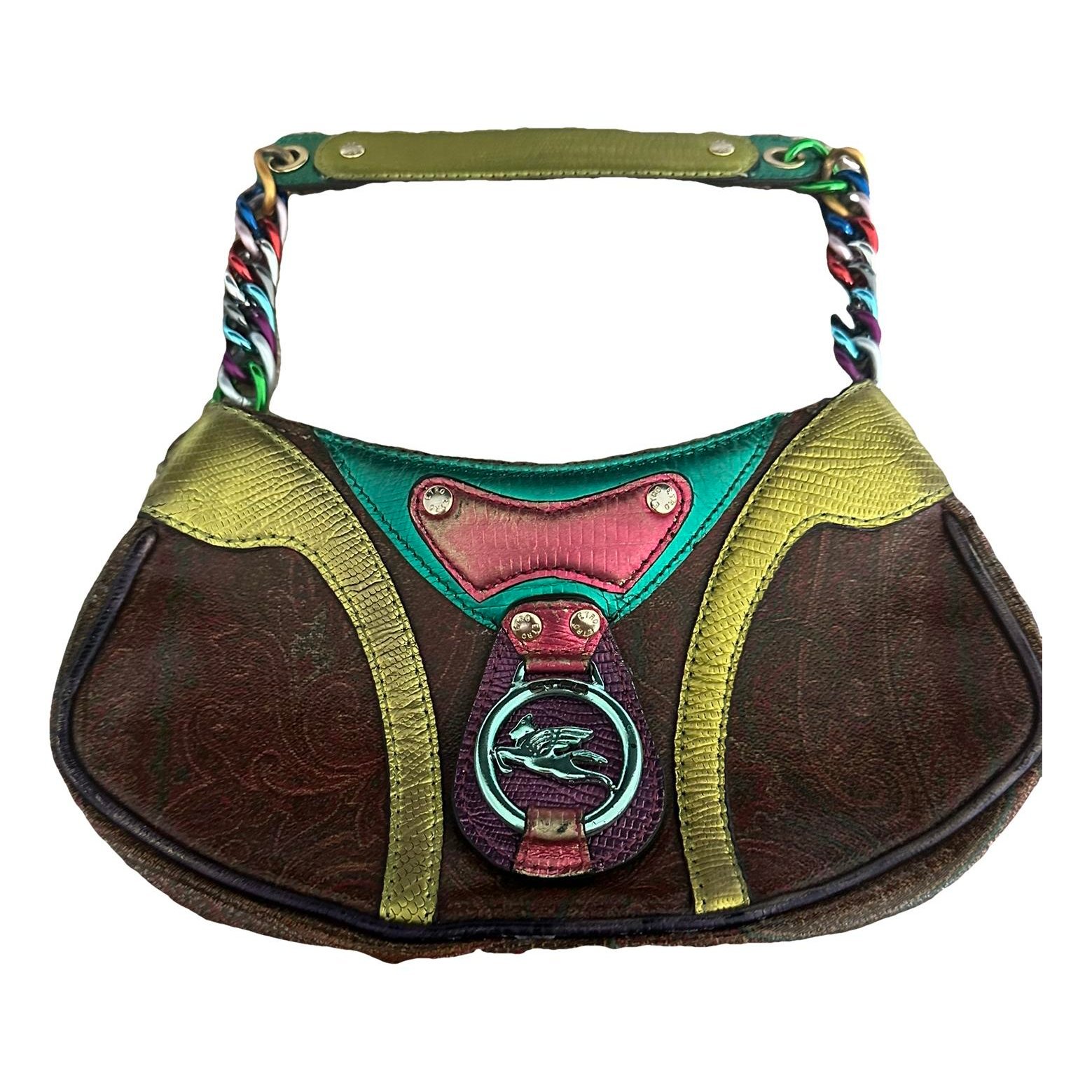 Vela leather handbag