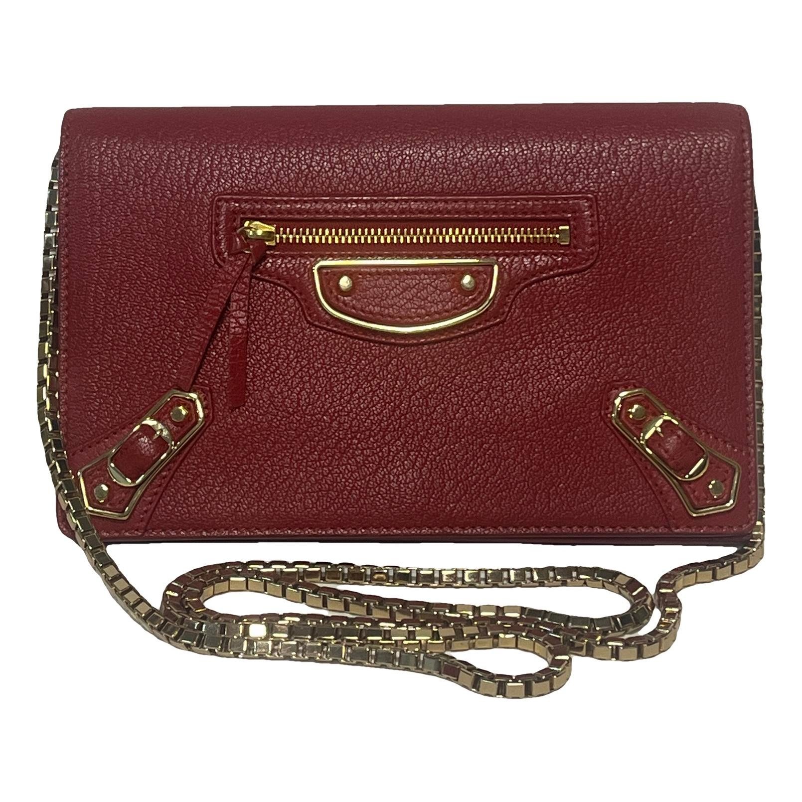 Classic Metalic leather handbag