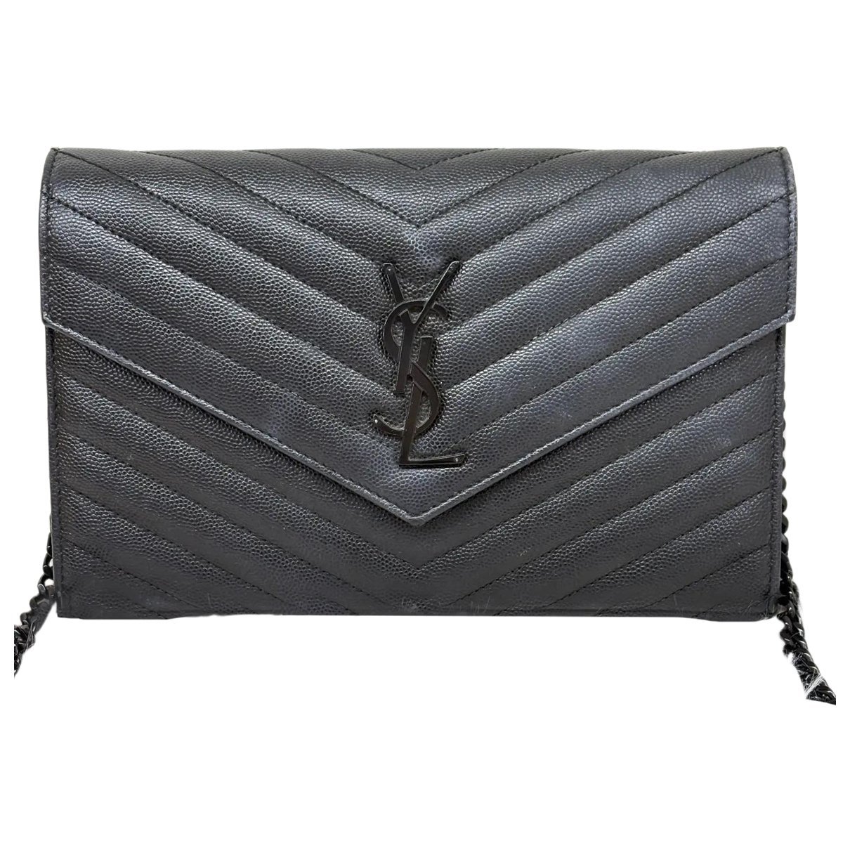 Portefeuille enveloppe leather handbag
