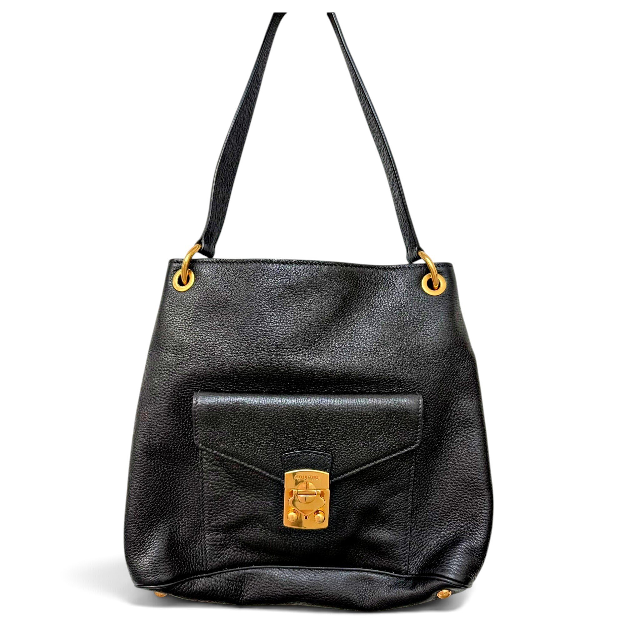 Leather handbag