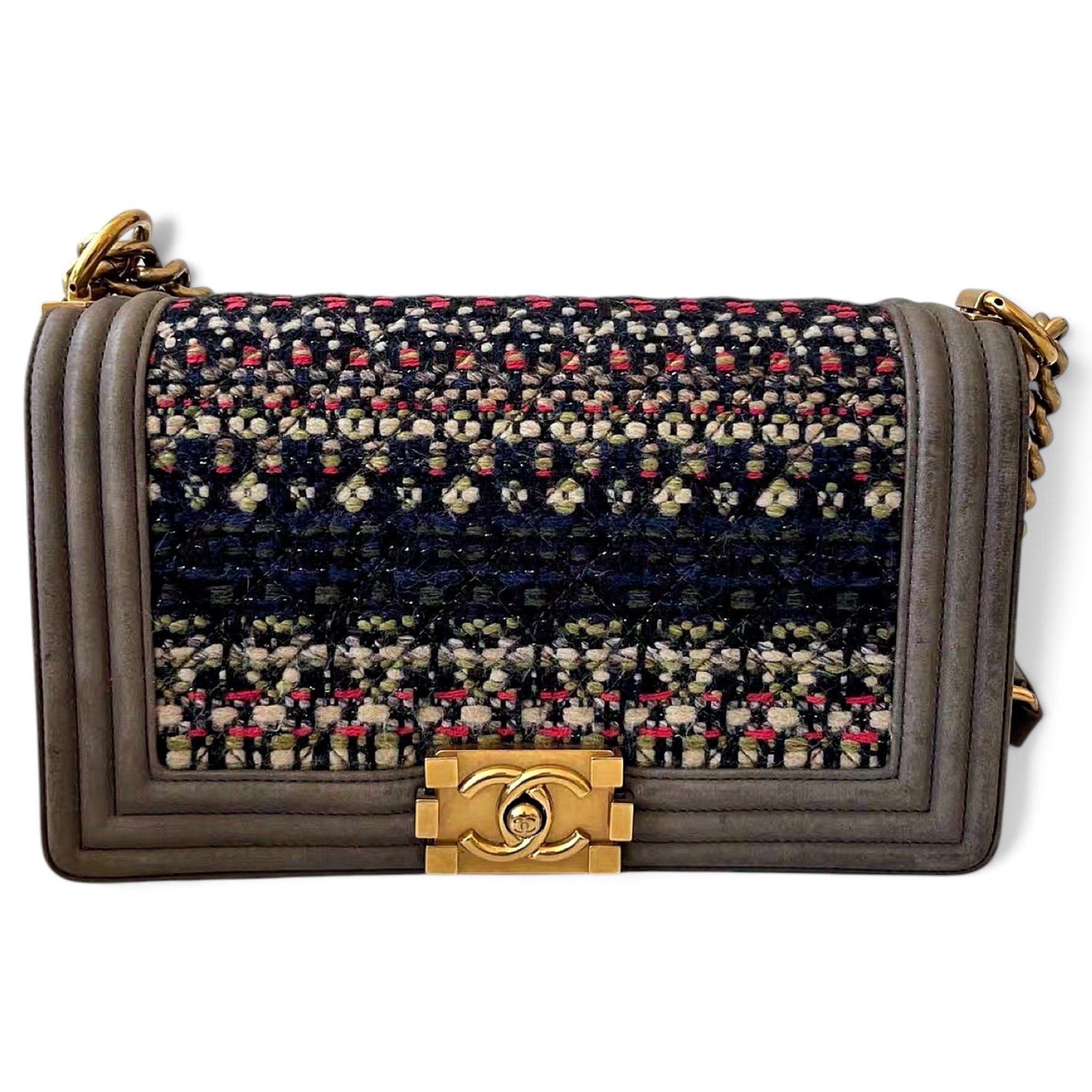Boy tweed handbag