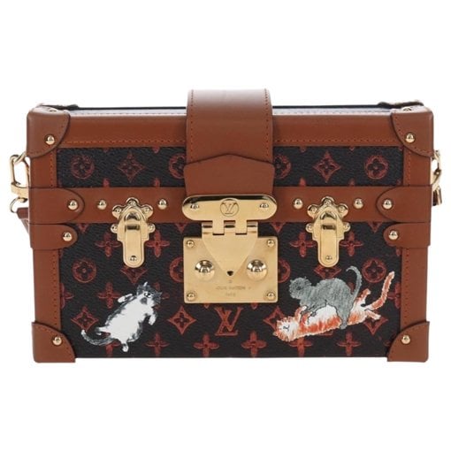 Petite Malle cloth handbag