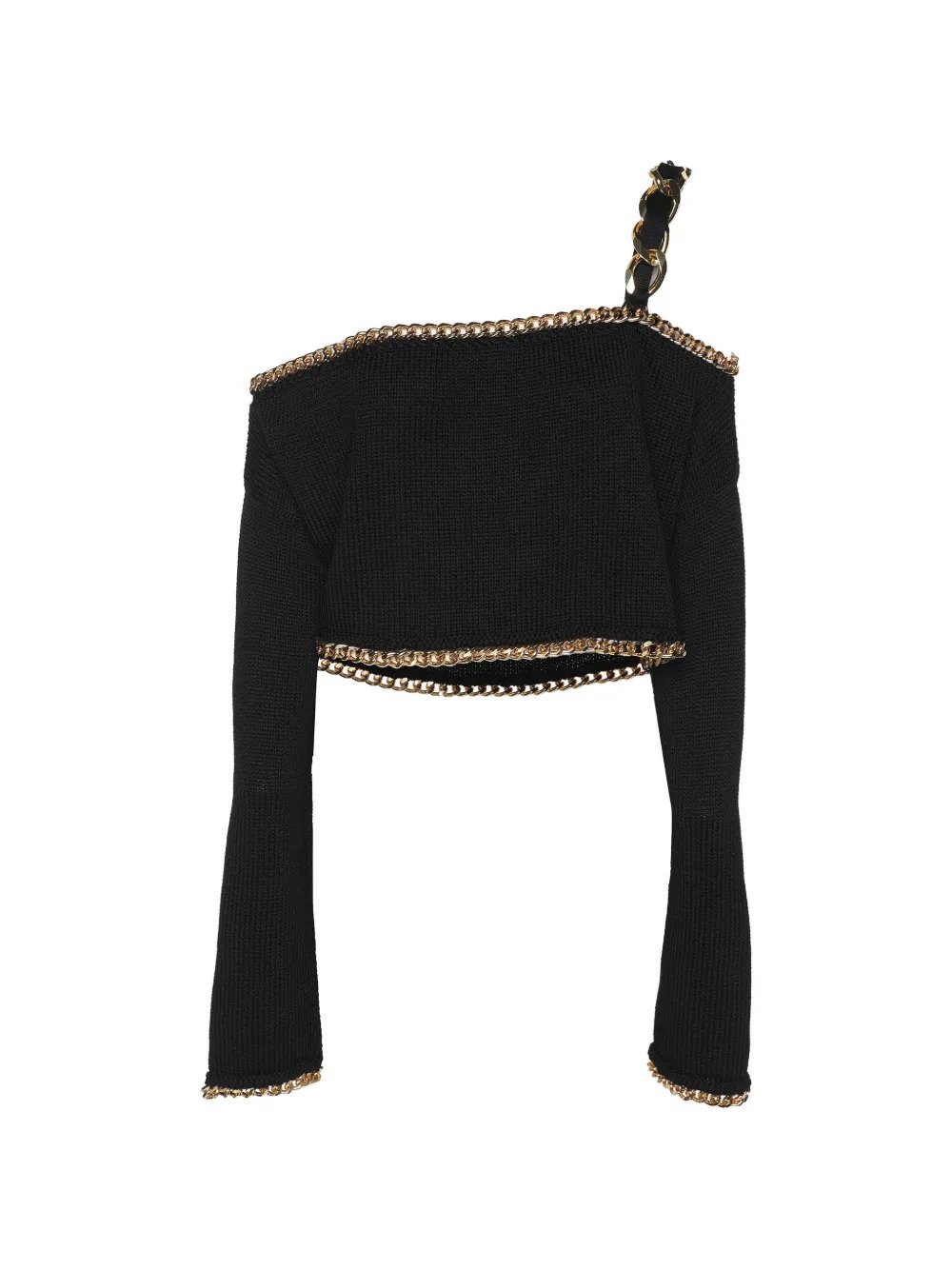 off-shoulder cropped top