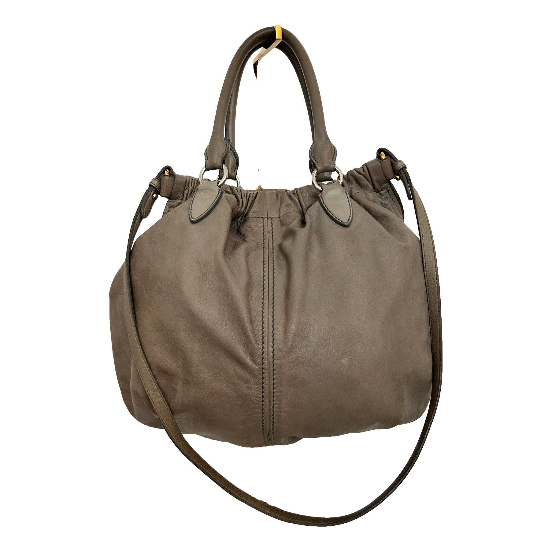 Vitello leather handbag