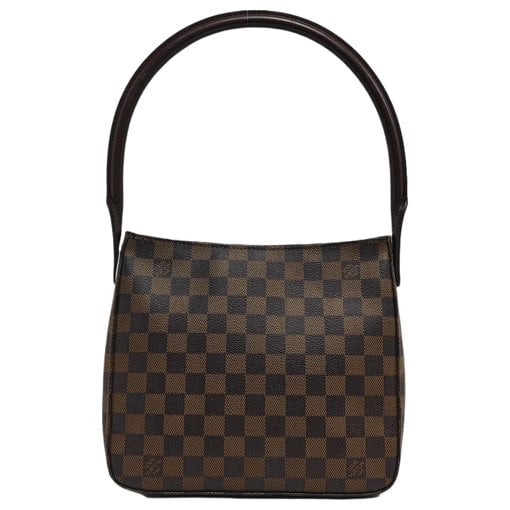 Looping leather handbag