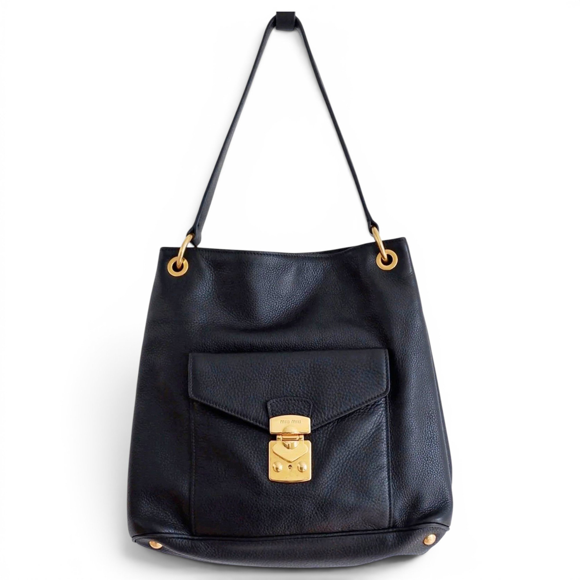 Vitello leather handbag
