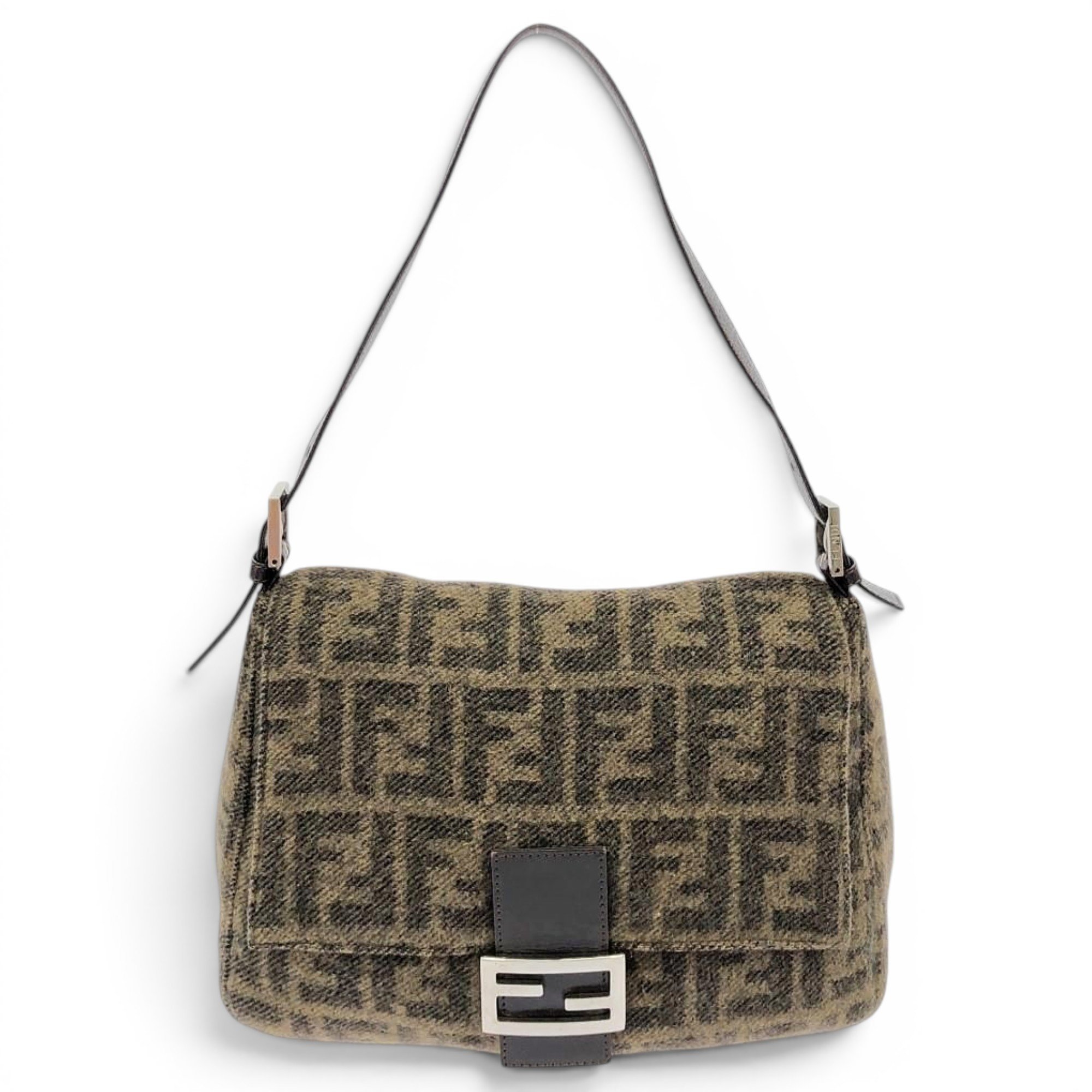 Fendi Baguette wool handbag