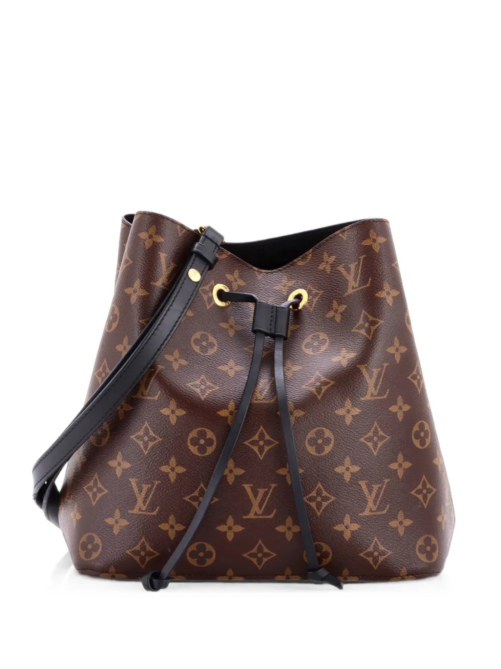 NeoNoe Handbag Monogram Canvas with Leather MM bucket bag
