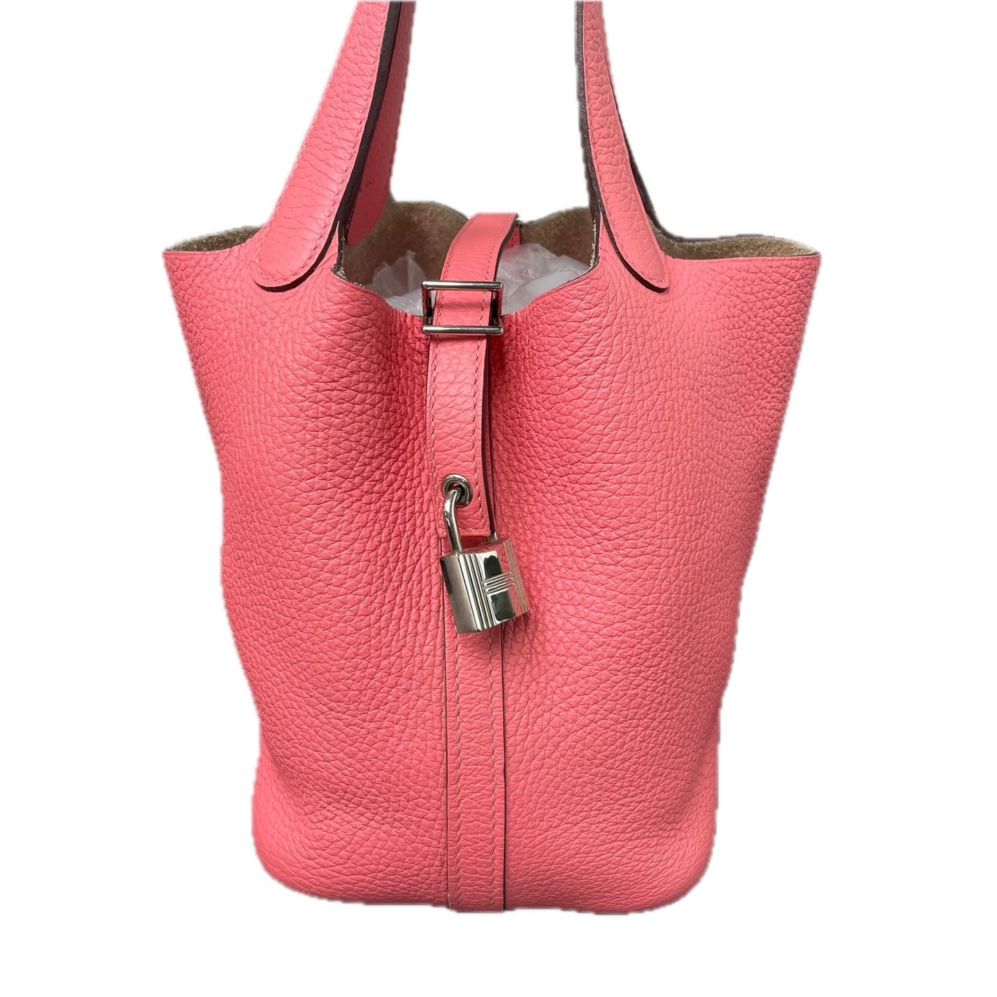 Picotin leather handbag