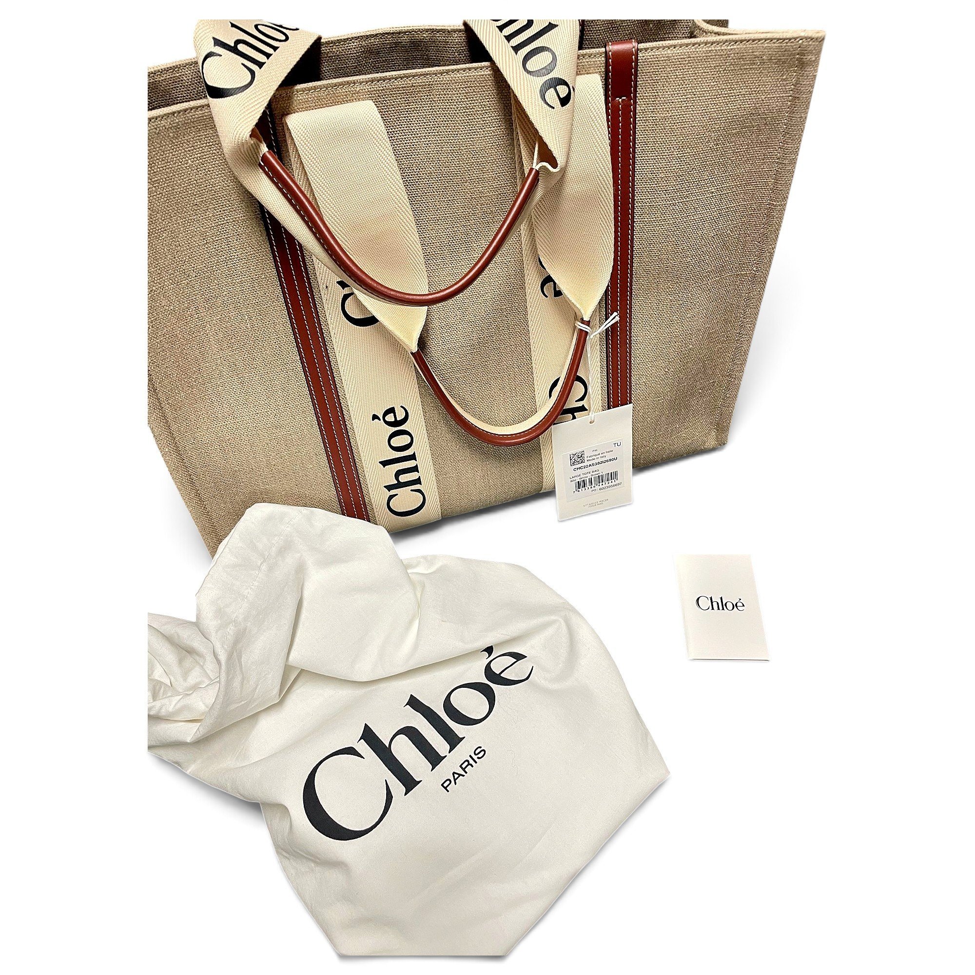 Woody cloth tote
