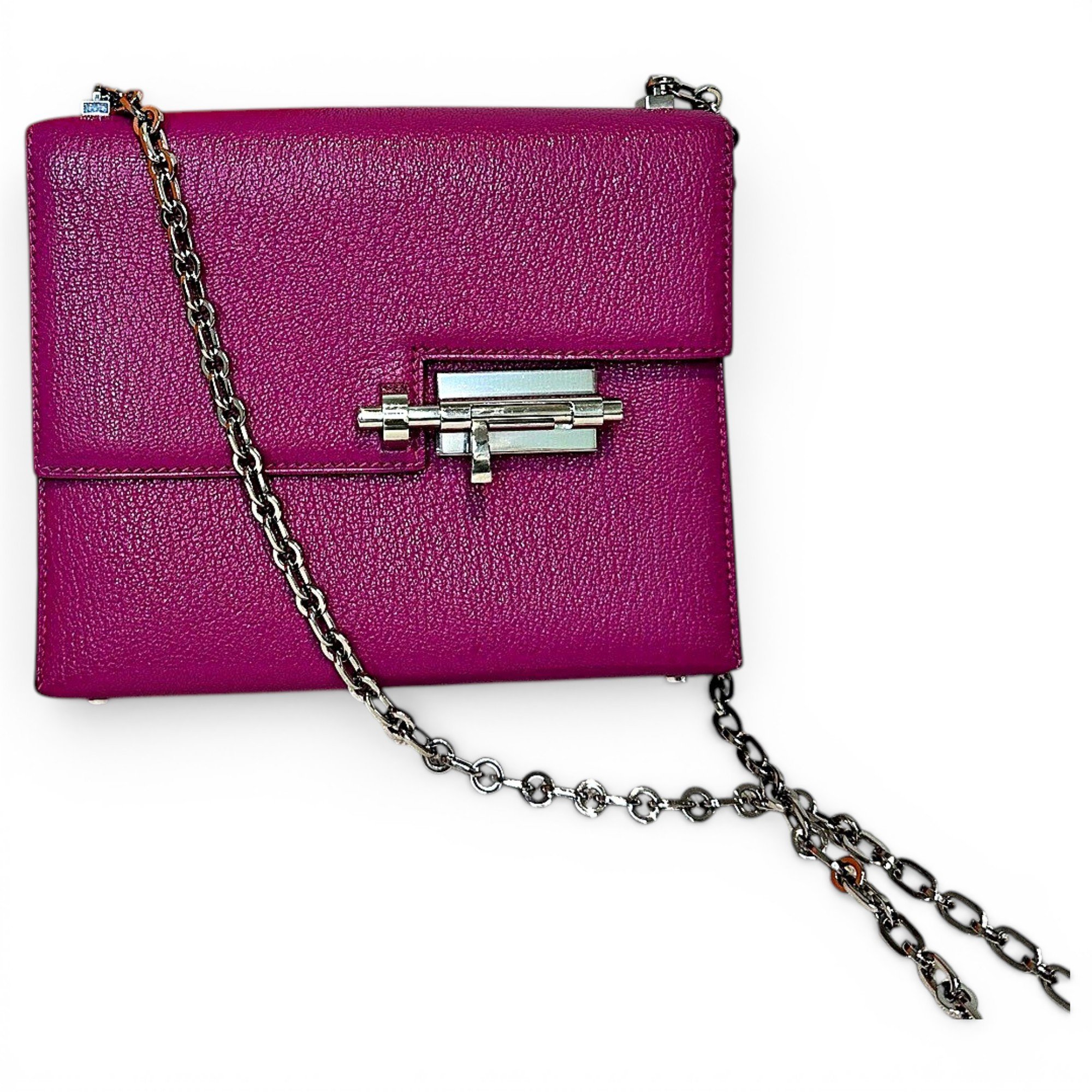 Verrou Mini leather handbag