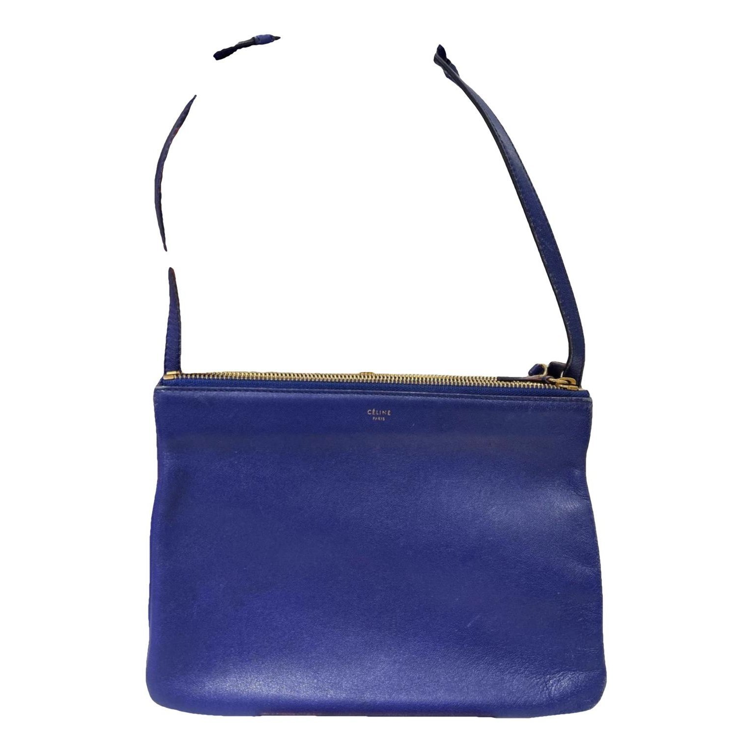 Trio leather crossbody bag