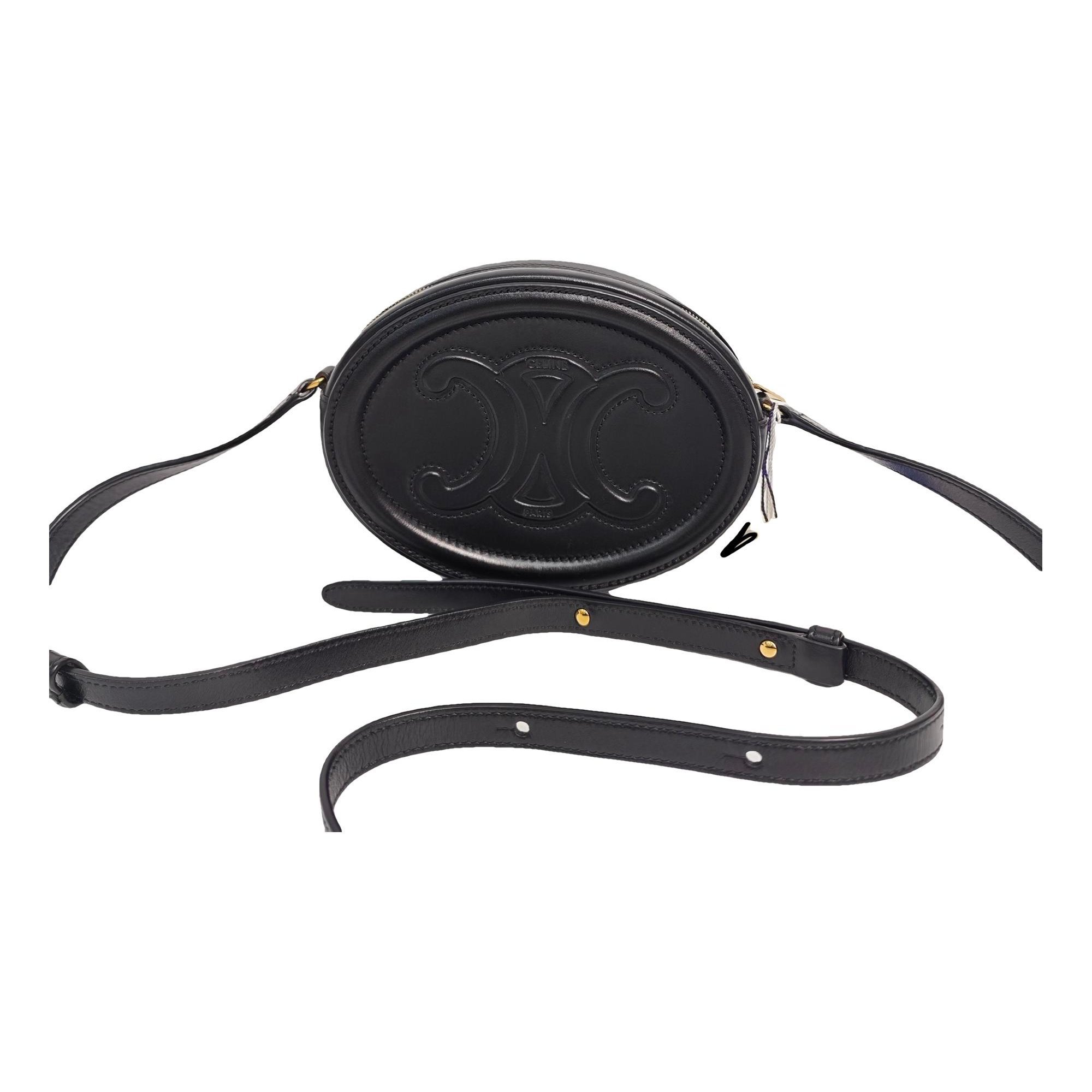 Triomphe leather handbag
