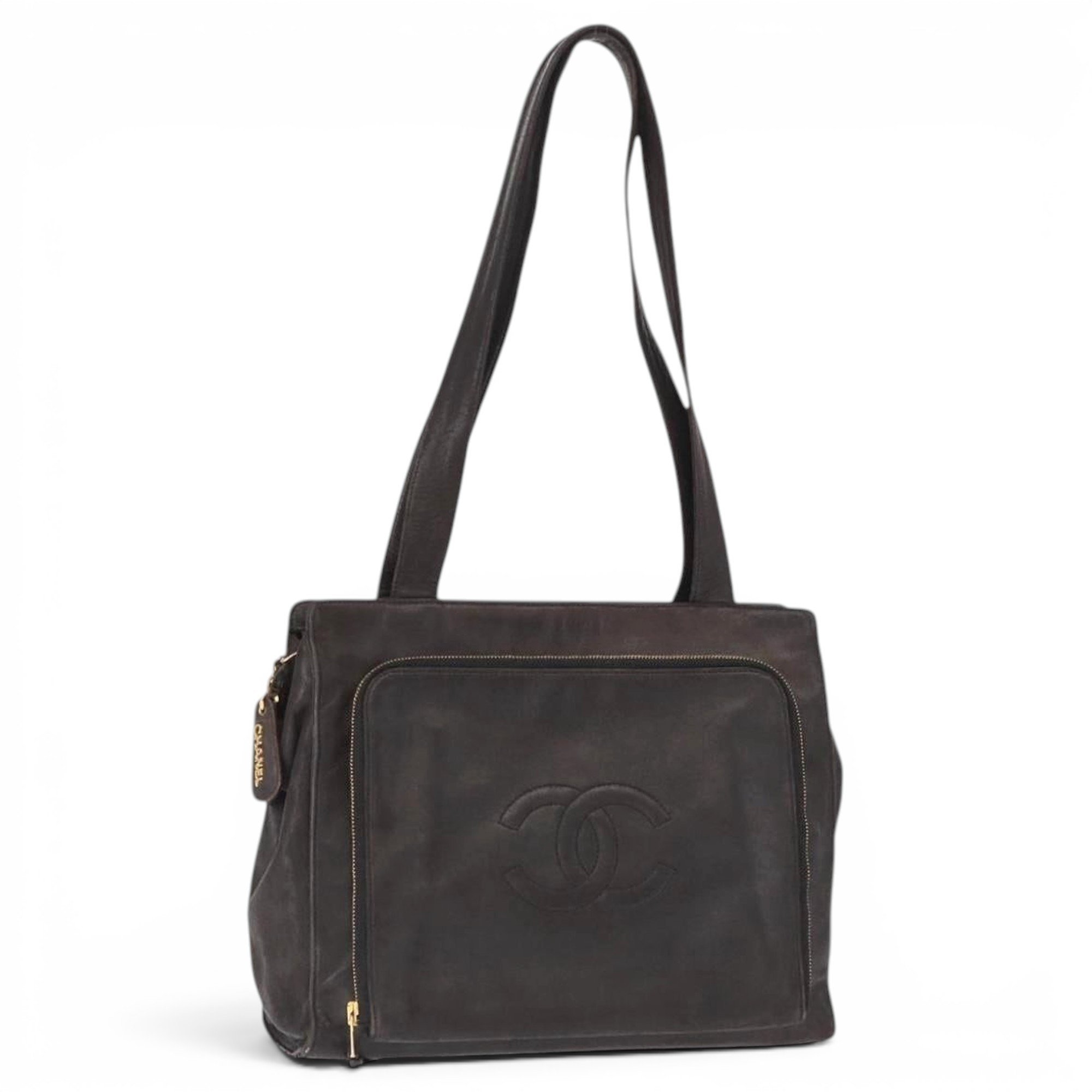 Leather tote