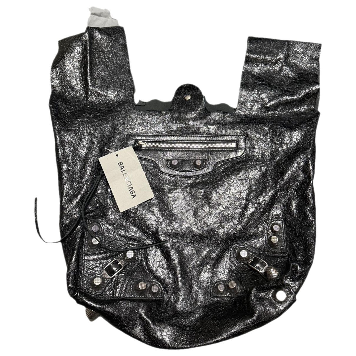 Leather tote