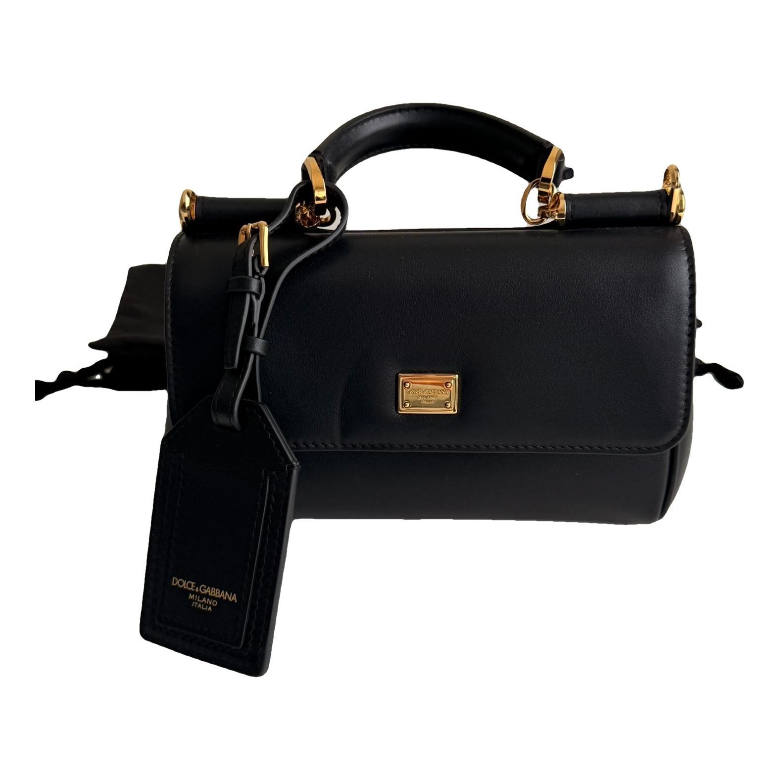Dolce & Gabbana Sicily leather handbag